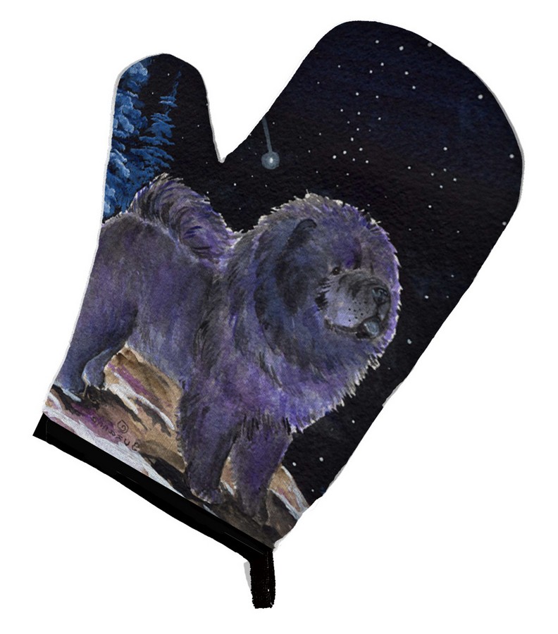 Picture of Carolines Treasures SS8456OVMT Starry Night Chow Chow Oven Mitt