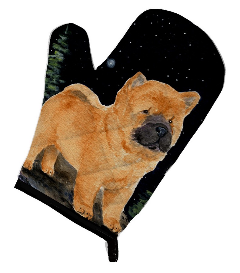 Picture of Carolines Treasures SS8488OVMT Starry Night Chow Chow Oven Mitt