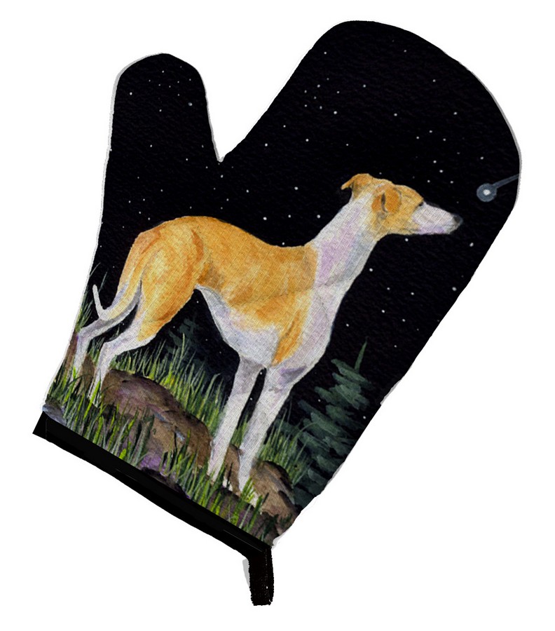 Picture of Carolines Treasures SS8492OVMT Starry Night Whippet Oven Mitt