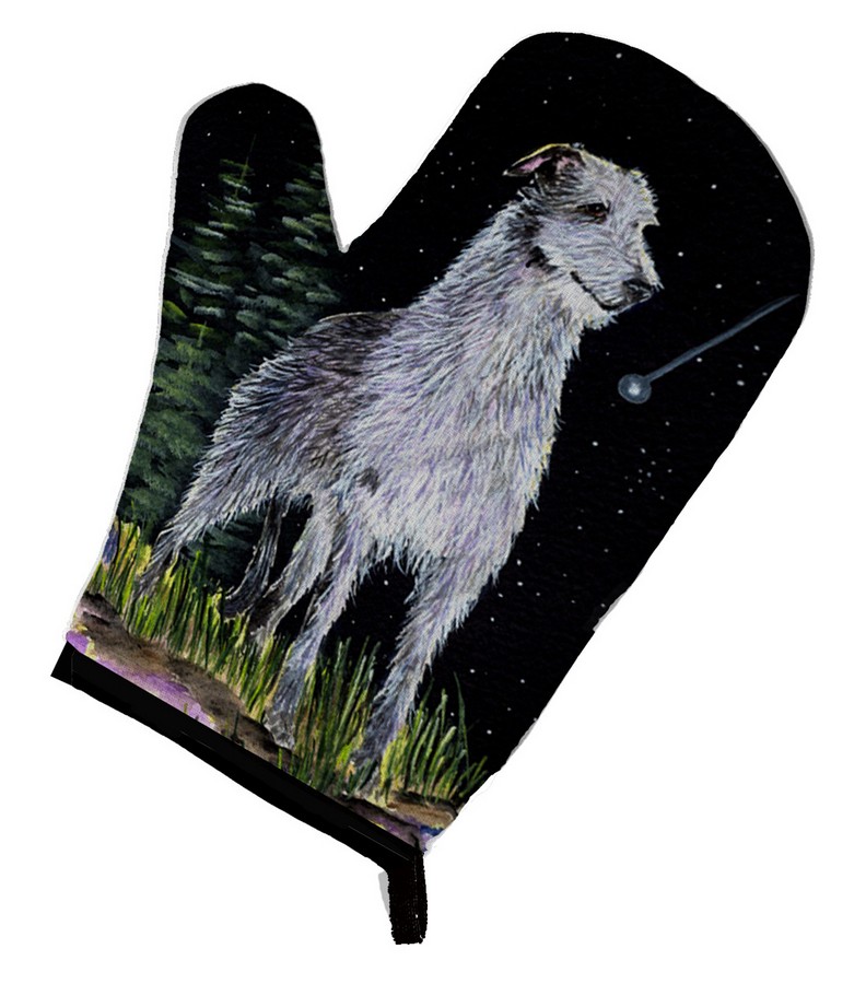 Picture of Carolines Treasures SS8493OVMT Starry Night Scottish Deerhound Oven Mitt
