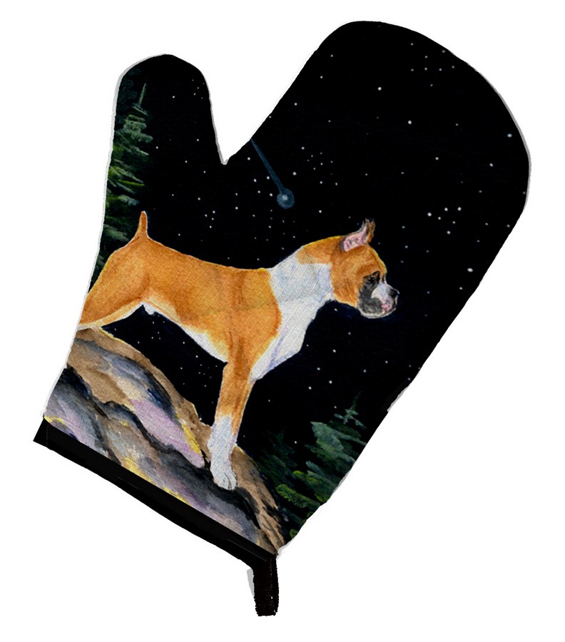 Picture of Carolines Treasures SS8496OVMT Starry Night Boxer Oven Mitt