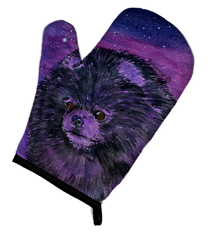Picture of Carolines Treasures SS8501OVMT Starry Night Pomeranian Oven Mitt