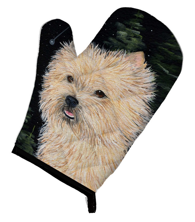 Picture of Carolines Treasures SS8502OVMT Starry Night Cairn Terrier Oven Mitt