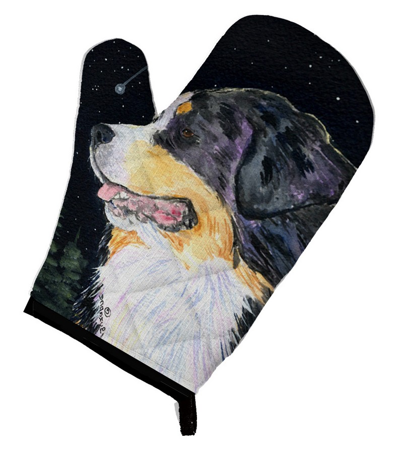 Picture of Carolines Treasures SS8512OVMT Starry Night Bernese Mountain Dog Oven Mitt