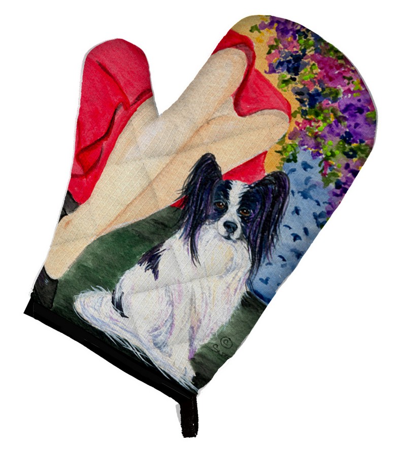 Picture of Carolines Treasures SS8523OVMT Lady with Her Papillon Oven Mitt