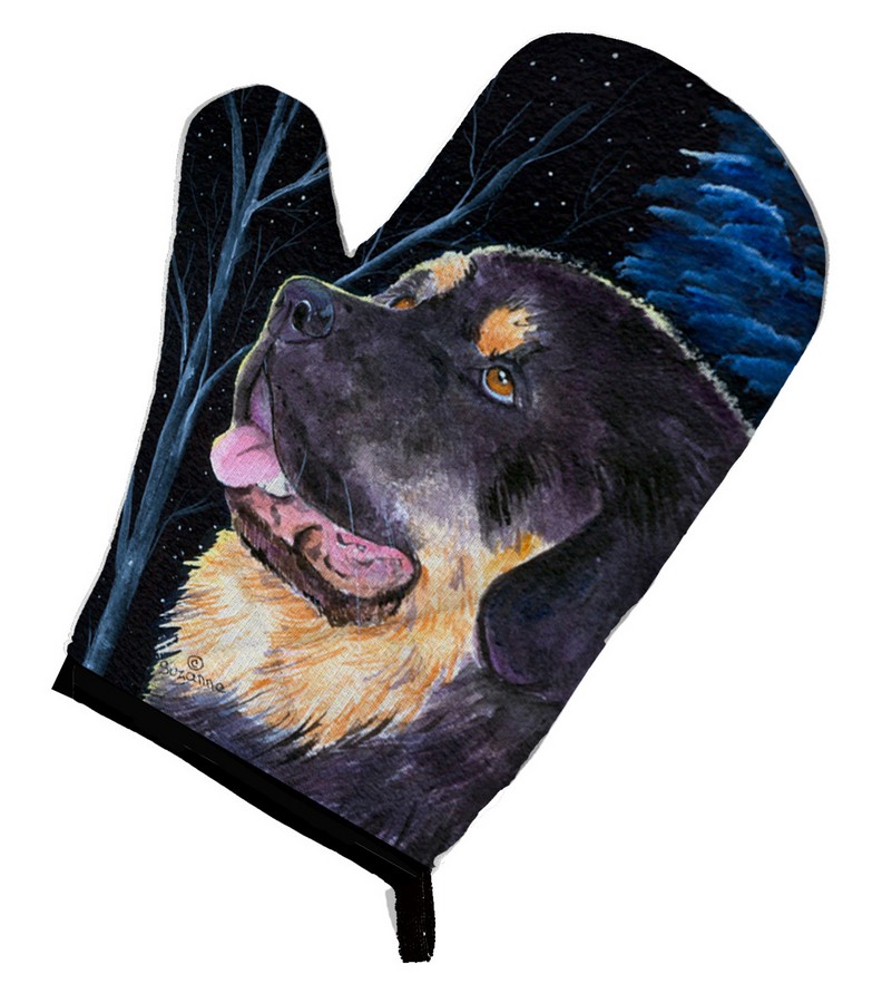 Picture of Carolines Treasures SS8552OVMT Starry Night Tibetan Mastiff Oven Mitt