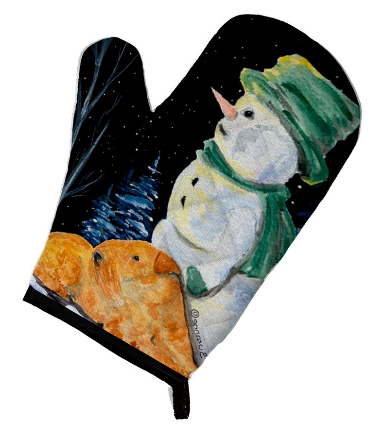 Picture of Carolines Treasures SS8555OVMT Snowman with Lakeland Terrier Oven Mitt
