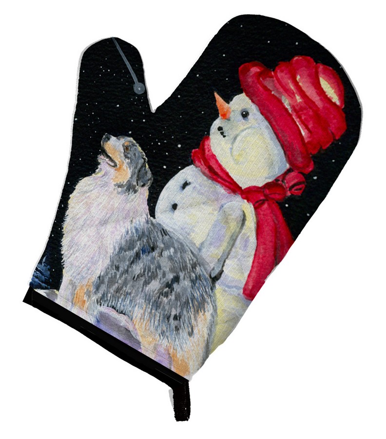 Picture of Carolines Treasures SS8574OVMT Australian Shepherd Oven Mitt