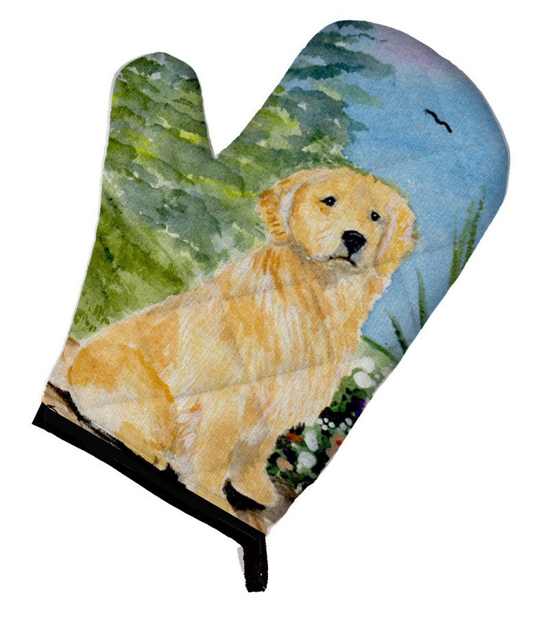 Picture of Carolines Treasures SS8758OVMT Golden Retriever Oven Mitt