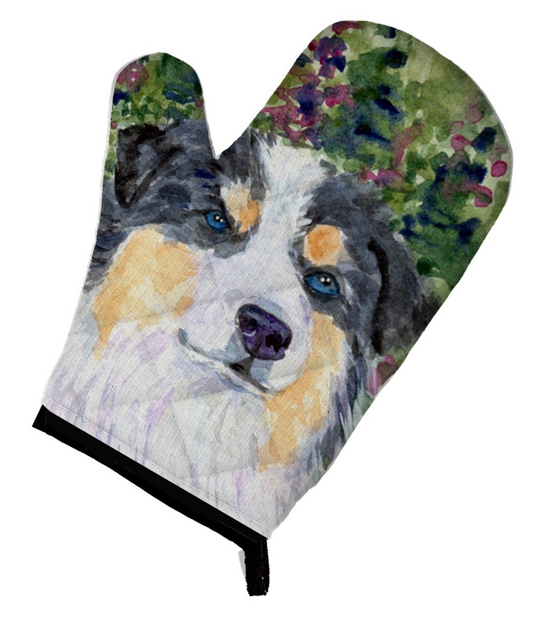 Picture of Carolines Treasures SS8821OVMT Australian Shepherd Oven Mitt