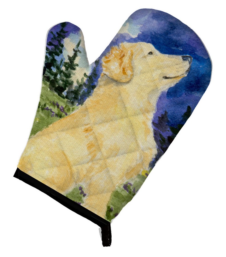 Picture of Carolines Treasures SS8977OVMT Golden Retriever Oven Mitt