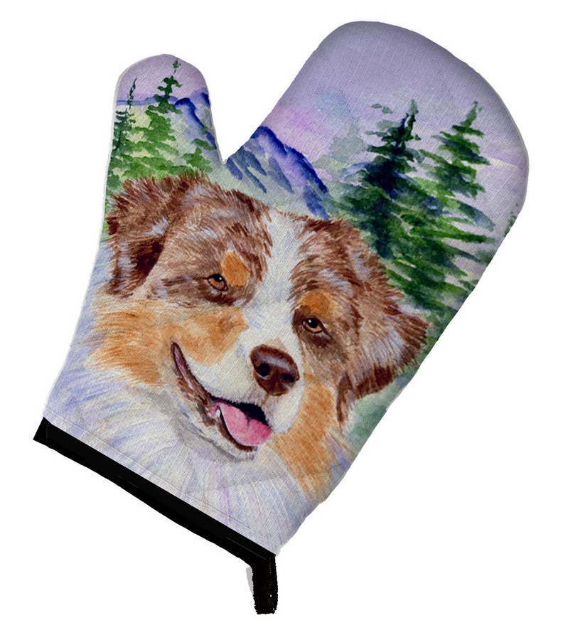 Picture of Carolines Treasures SS8001OVMT Australian Shepherd Oven Mitt