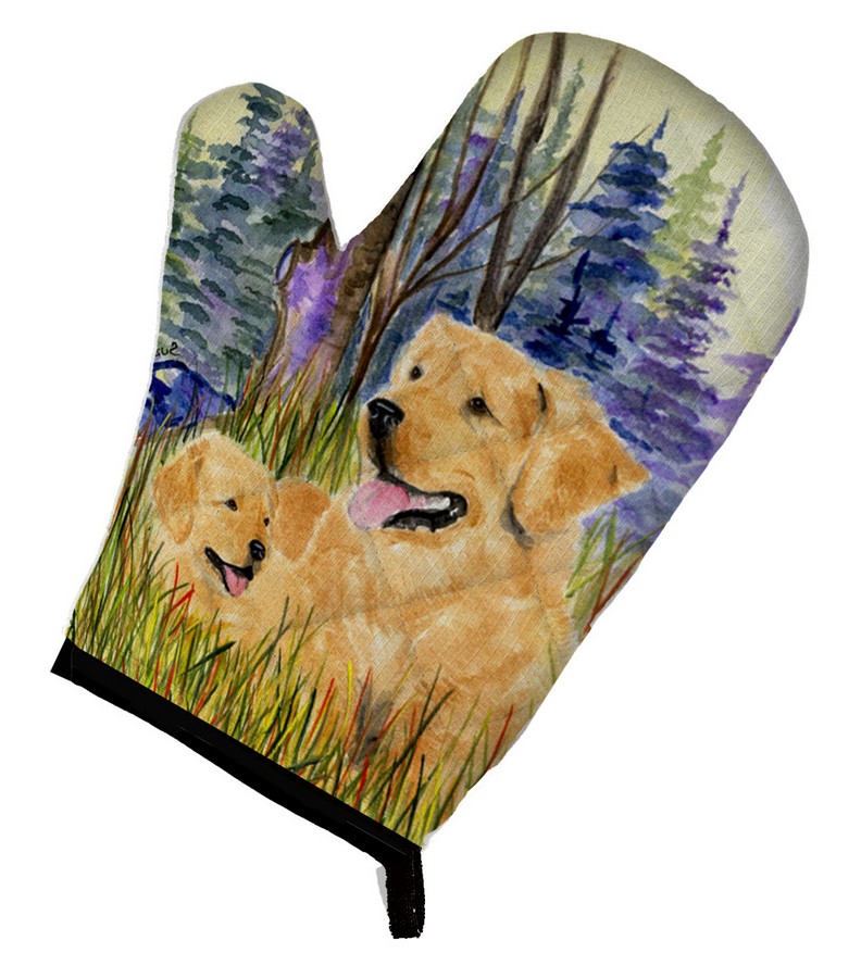 Picture of Carolines Treasures SS8014OVMT Golden Retriever Oven Mitt