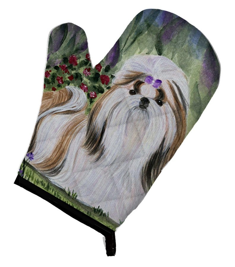 Picture of Carolines Treasures SS8034OVMT Shih Tzu Oven Mitt