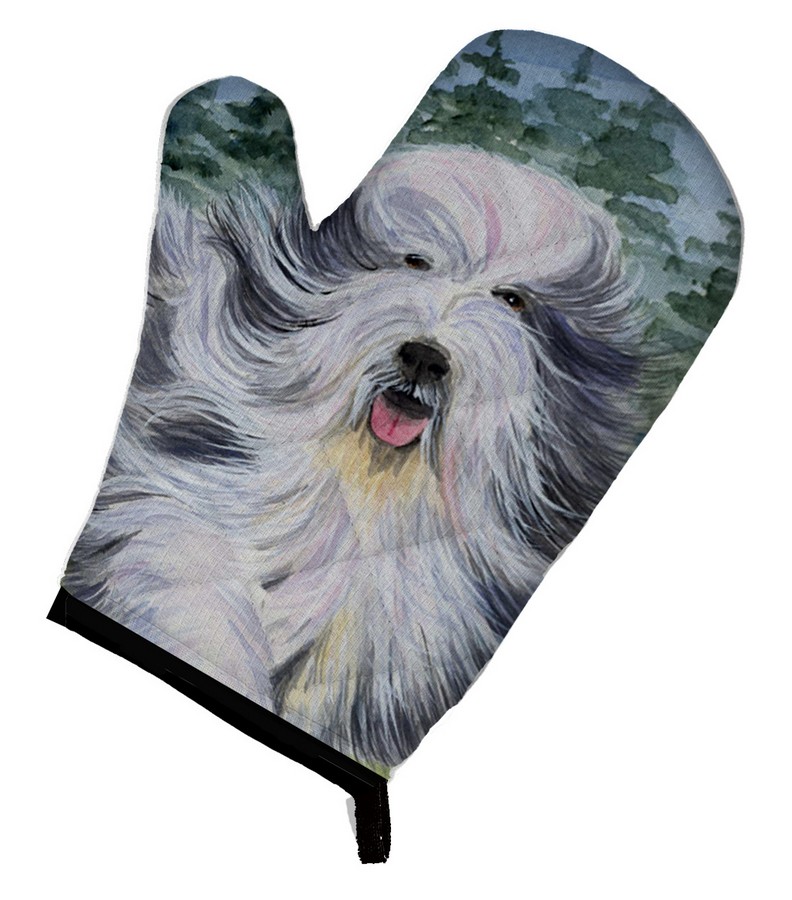 Picture of Carolines Treasures SS8037OVMT Bearded Collie Oven Mitt