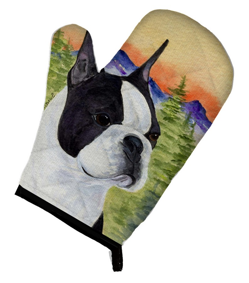 Picture of Carolines Treasures SS8187OVMT Boston Terrier Oven Mitt