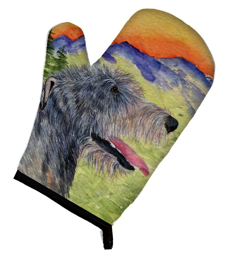 Picture of Carolines Treasures SS8209OVMT Irish Wolfhound Oven Mitt