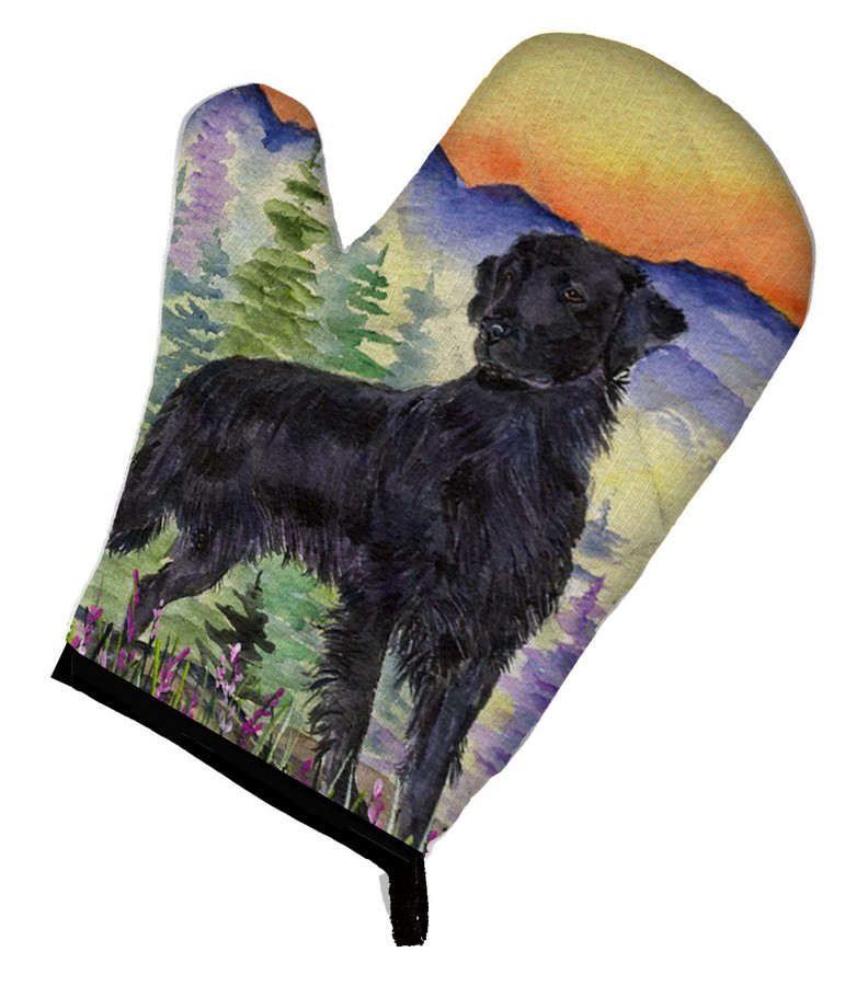 Picture of Carolines Treasures SS8263OVMT Flat Coated Retriever Oven Mitt