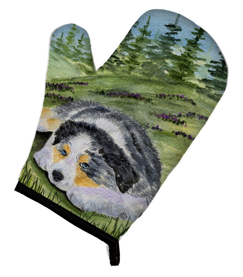 Picture of Carolines Treasures SS8283OVMT Australian Shepherd Oven Mitt
