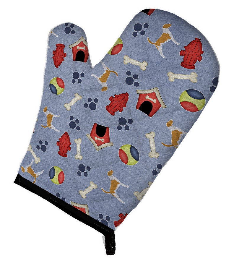 Picture of Carolines Treasures BB3898OVMT American Foxhound Dog House Collection Oven Mitt