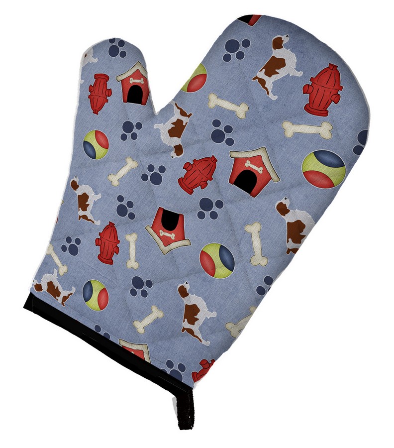 Picture of Carolines Treasures BB3900OVMT Welsh Springer Spaniel Dog House Collection Oven Mitt