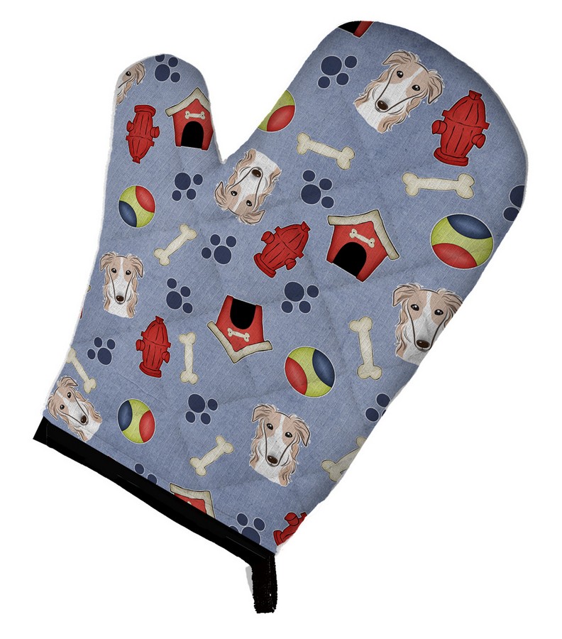 Picture of Carolines Treasures BB4007OVMT Dog House Collection Borzoi Oven Mitt