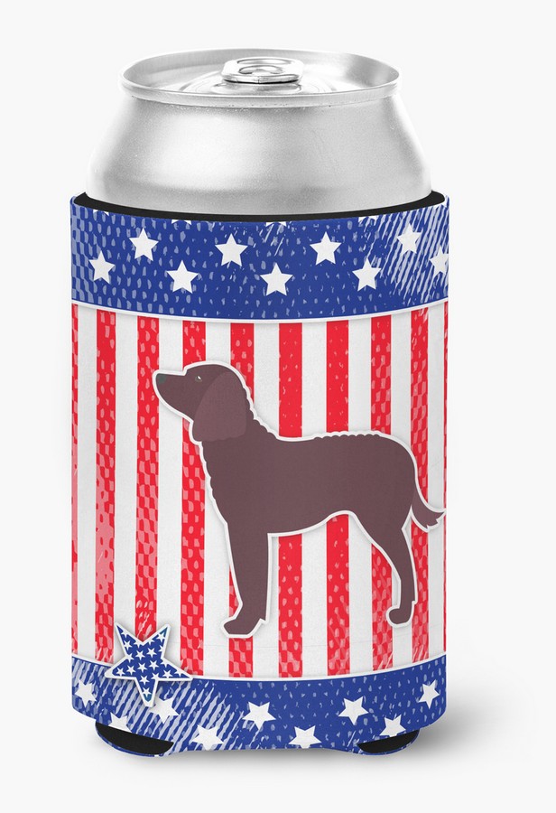 AUSA Patriotic merican Water Spaniel Can or Bottle Hugger