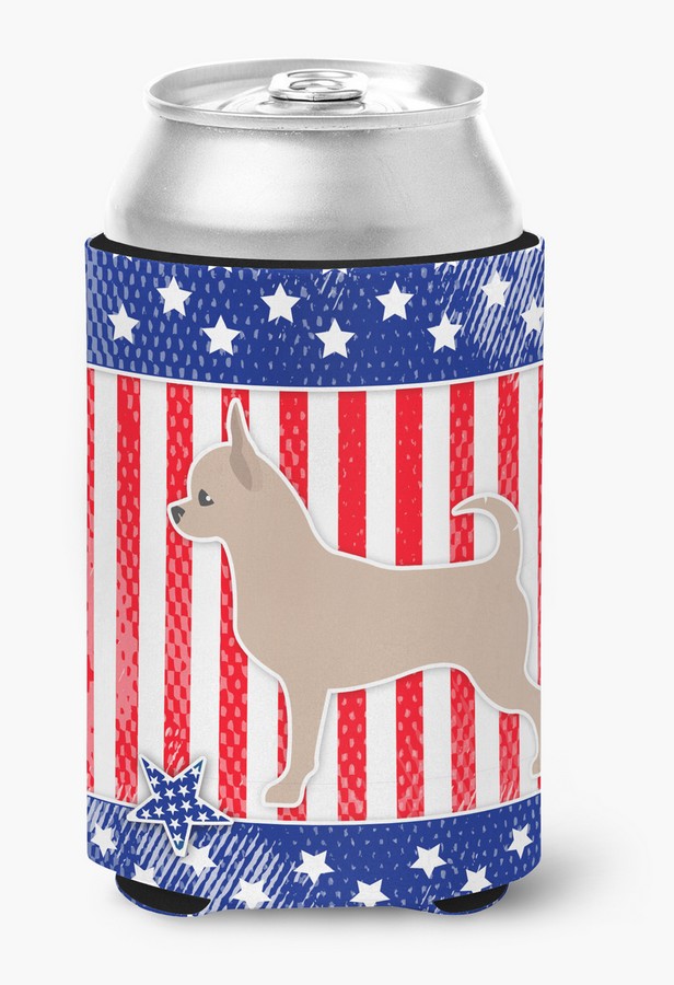 USA Patriotic Chihuahua Can or Bottle Hugger