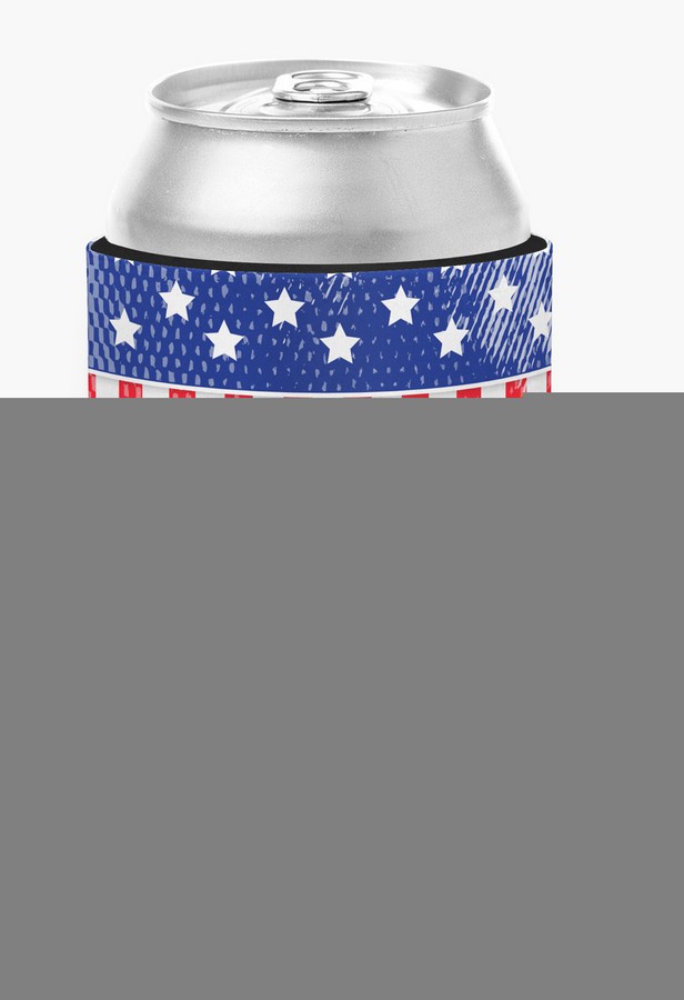 USA Patriotic Dogue de Bordeaux Can or Bottle Hugger