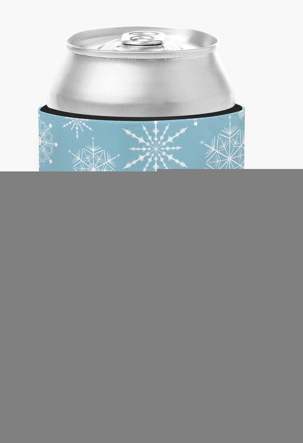 Winter Snowflake Pyrenean Shepherd Can or Bottle Hugger