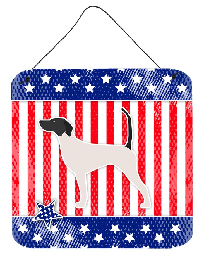 USA Patriotic English Pointer Wall or Door Hanging Prints