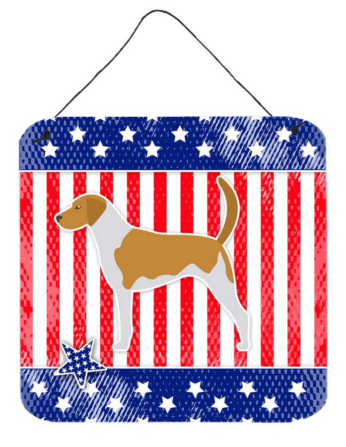 USA Patriotic American Foxhound Wall or Door Hanging Prints