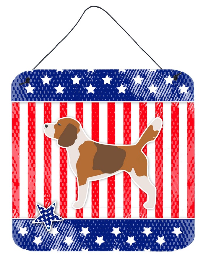 USA Patriotic Beagle Wall or Door Hanging Prints
