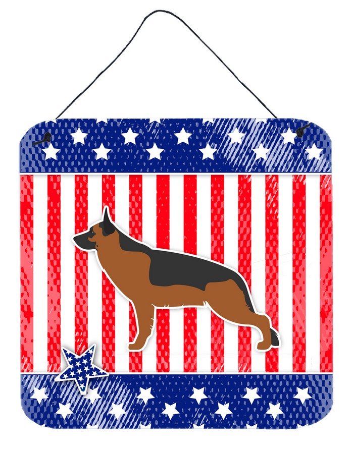 USA Patriotic German Shepherd Wall or Door Hanging Prints