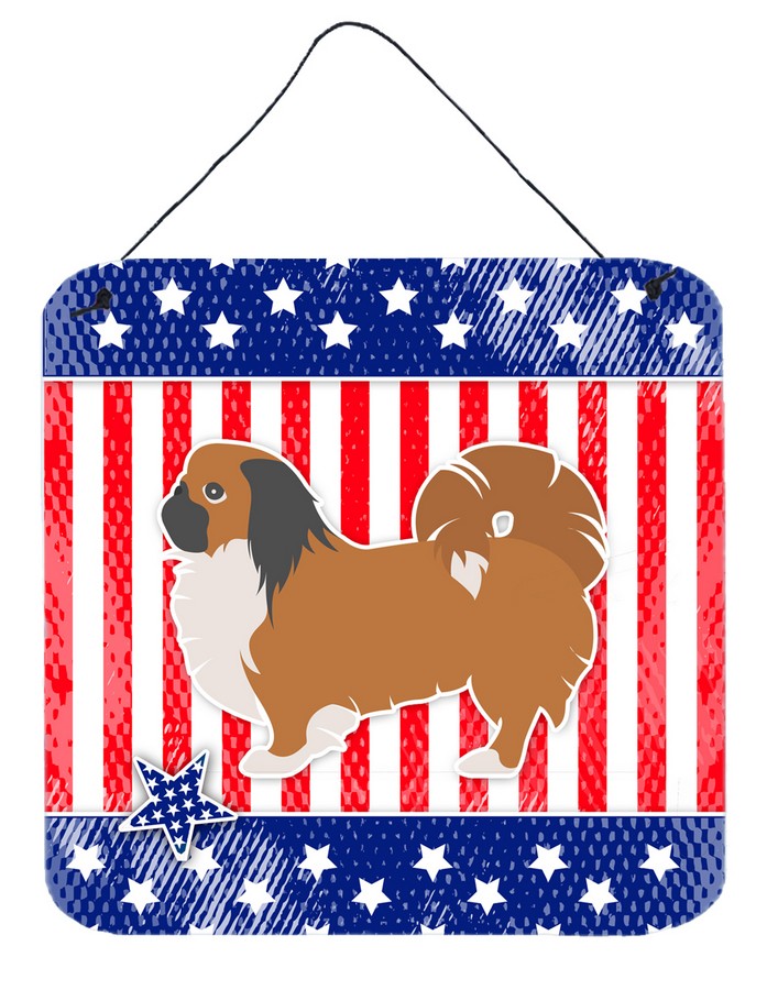 USA Patriotic Pekingese Wall or Door Hanging Prints