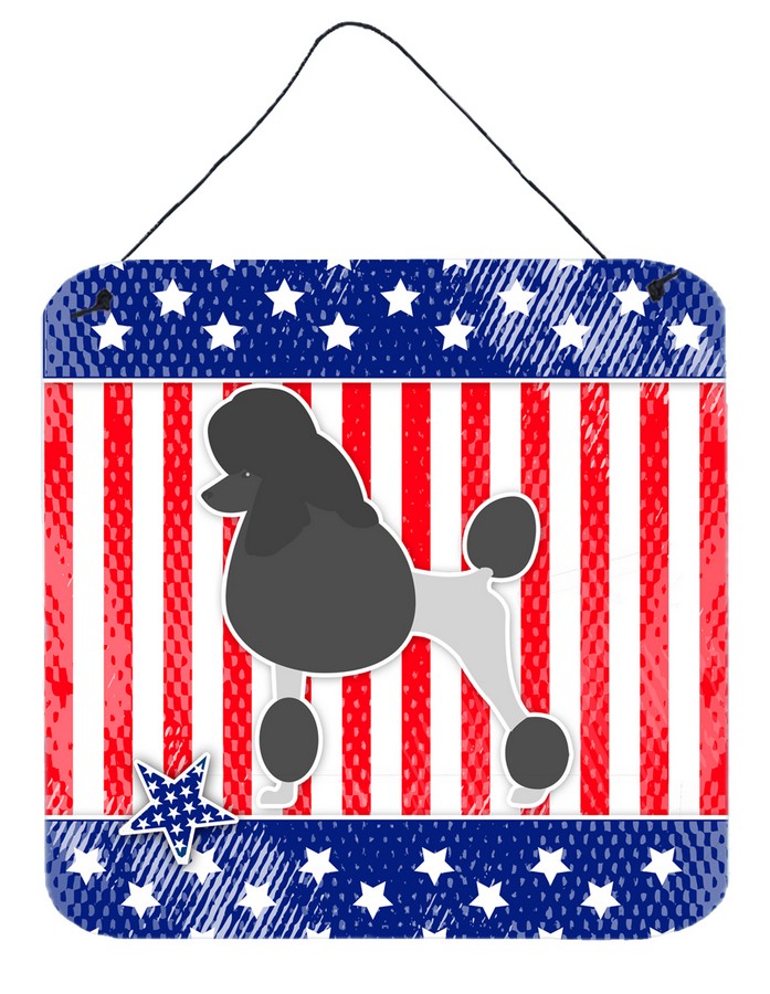 USA Patriotic Poodle Wall or Door Hanging Prints
