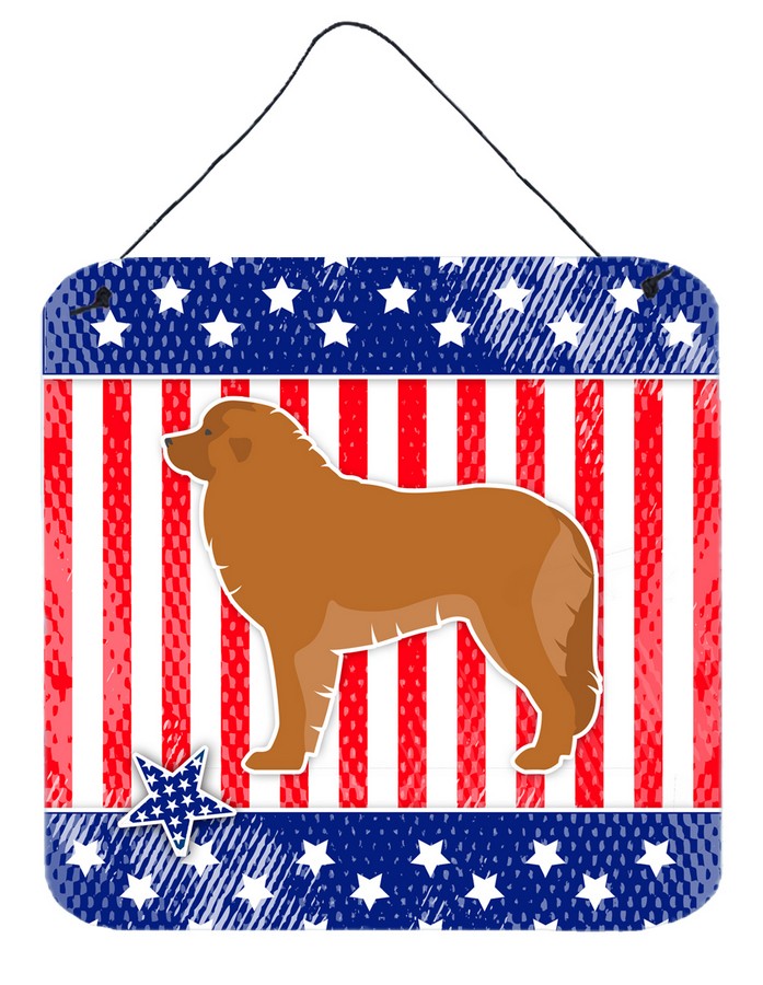 USA Patriotic Leonberger Wall or Door Hanging Prints