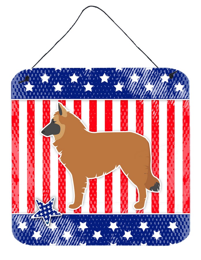 USA Patriotic Belgian Shepherd Wall or Door Hanging Prints