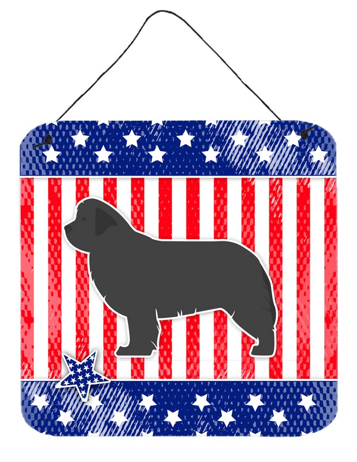 USA Patriotic Newfoundland Wall or Door Hanging Prints