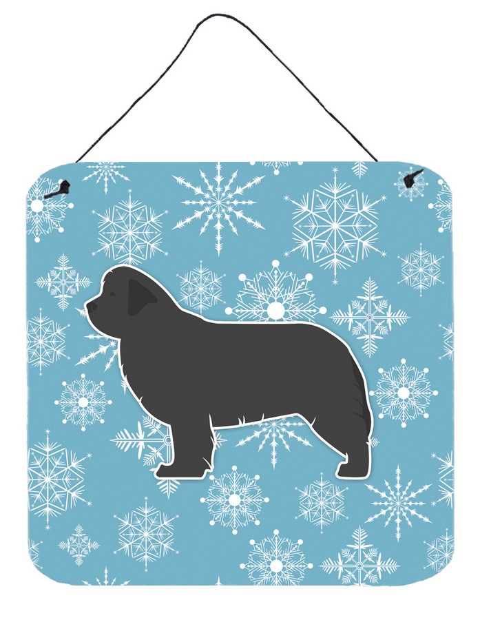 Winter Snowflake Newfoundland Wall or Door Hanging Prints
