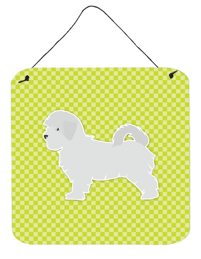 Maltese Checkerboard Green Wall or Door Hanging Prints