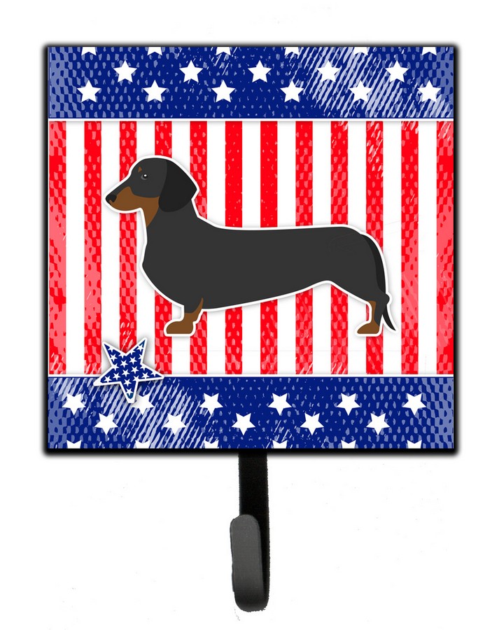 USA Patriotic Dachshund Leash or Key Holder