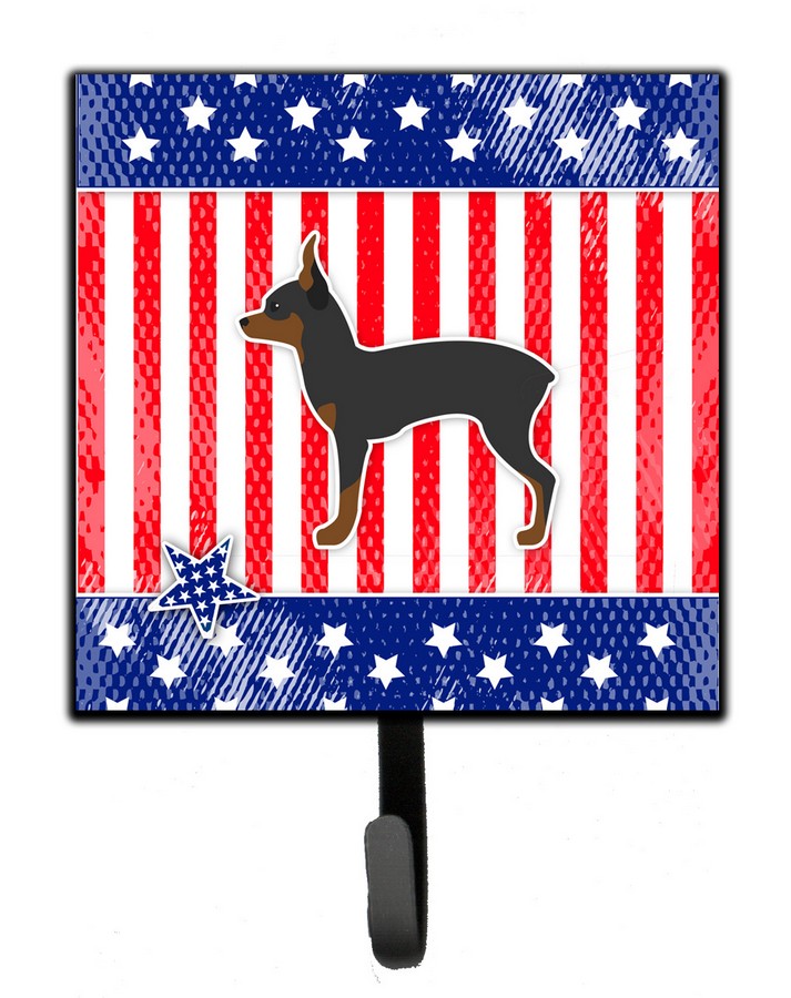 USA Patriotic Toy Fox Terrier Leash or Key Holder