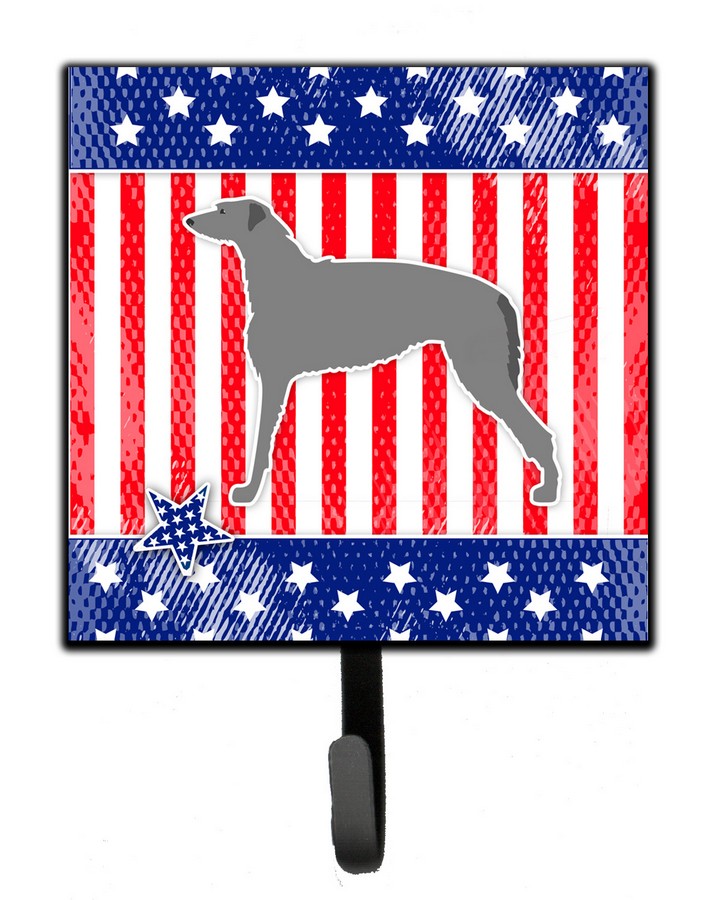 USA Patriotic Scottish Deerhound Leash or Key Holder