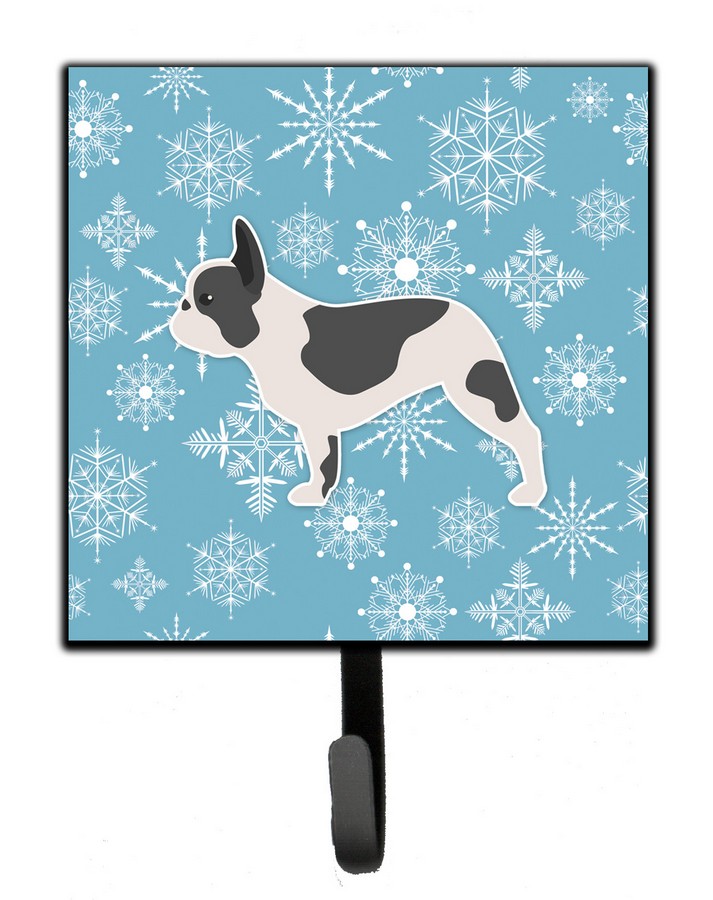 Winter Snowflake French Bulldog Leash or Key Holder