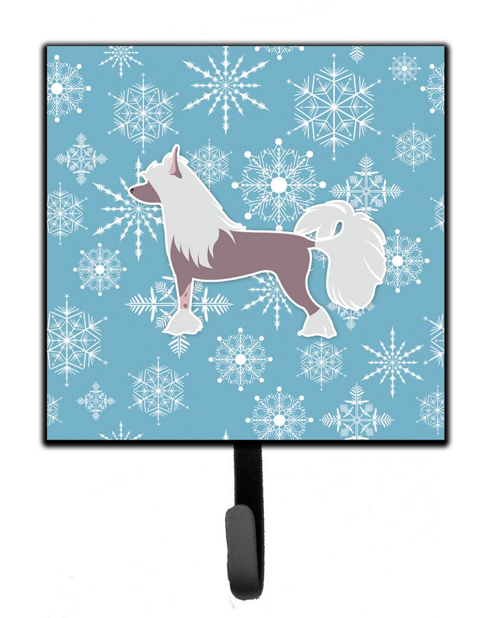 Winter Snowflake Chinese Crested Leash or Key Holder