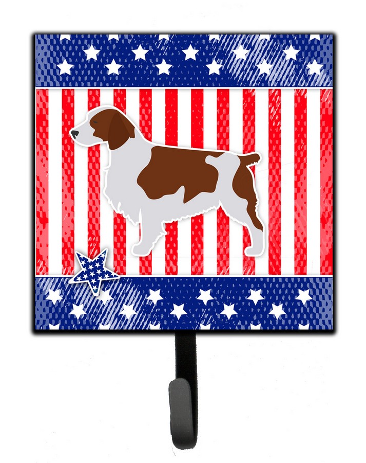 USA Patriotic Welsh Springer Spaniel Leash or Key Holder