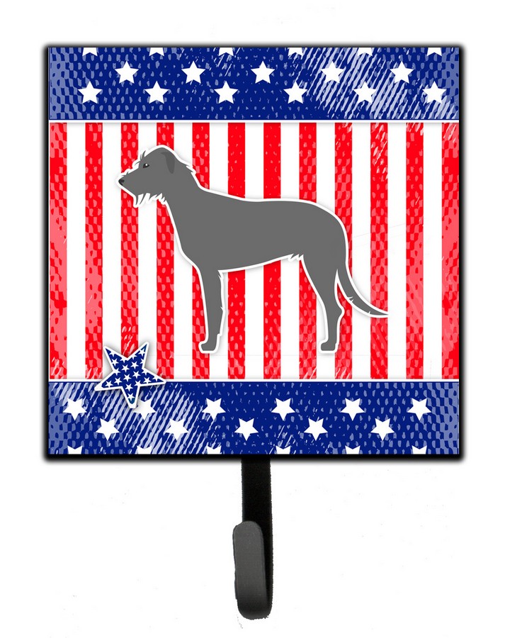 USA Patriotic Irish Wolfhound Leash or Key Holder