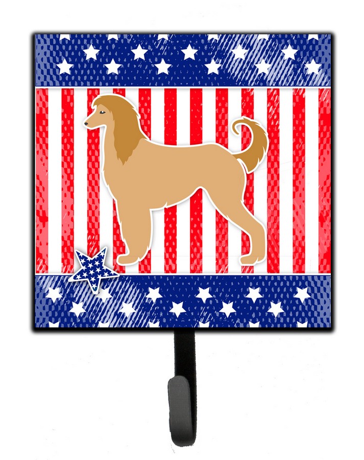 USA Patriotic Afghan Hound Leash or Key Holder