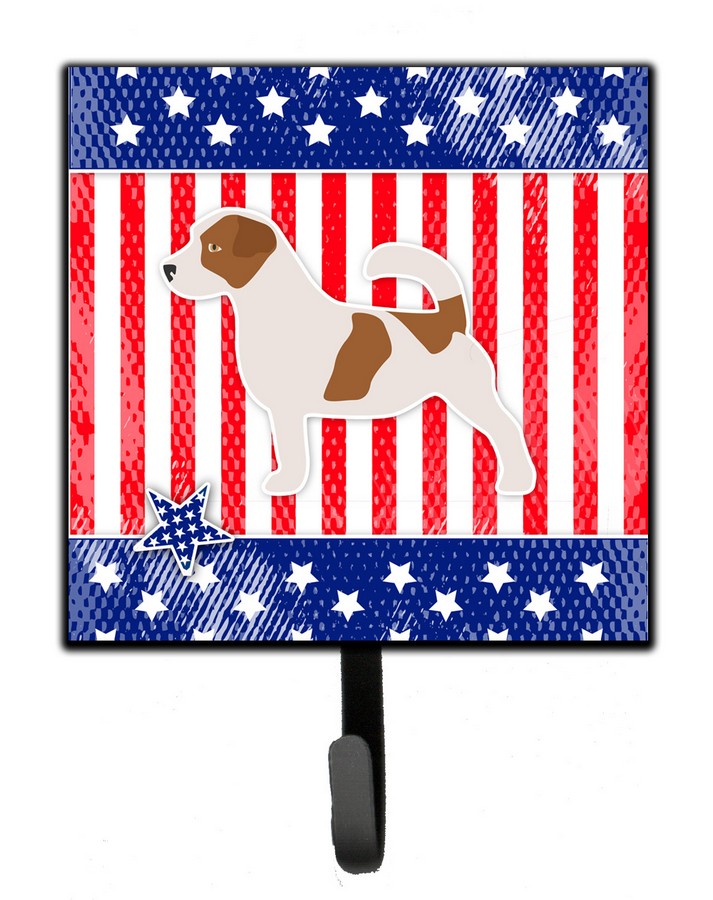 USA Patriotic Jack Russell Terrier Leash or Key Holder